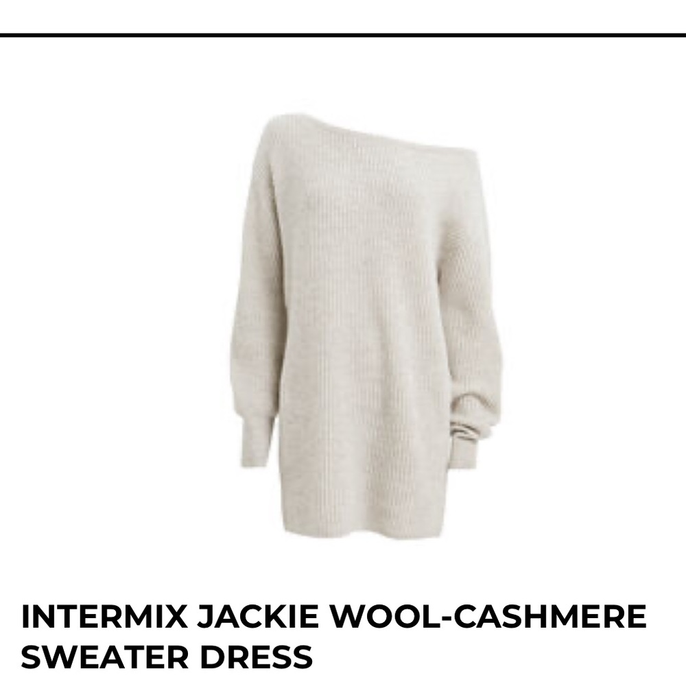 INTERMIXJACKIE WOOL-CASHMERE
SWEATER DRESS
